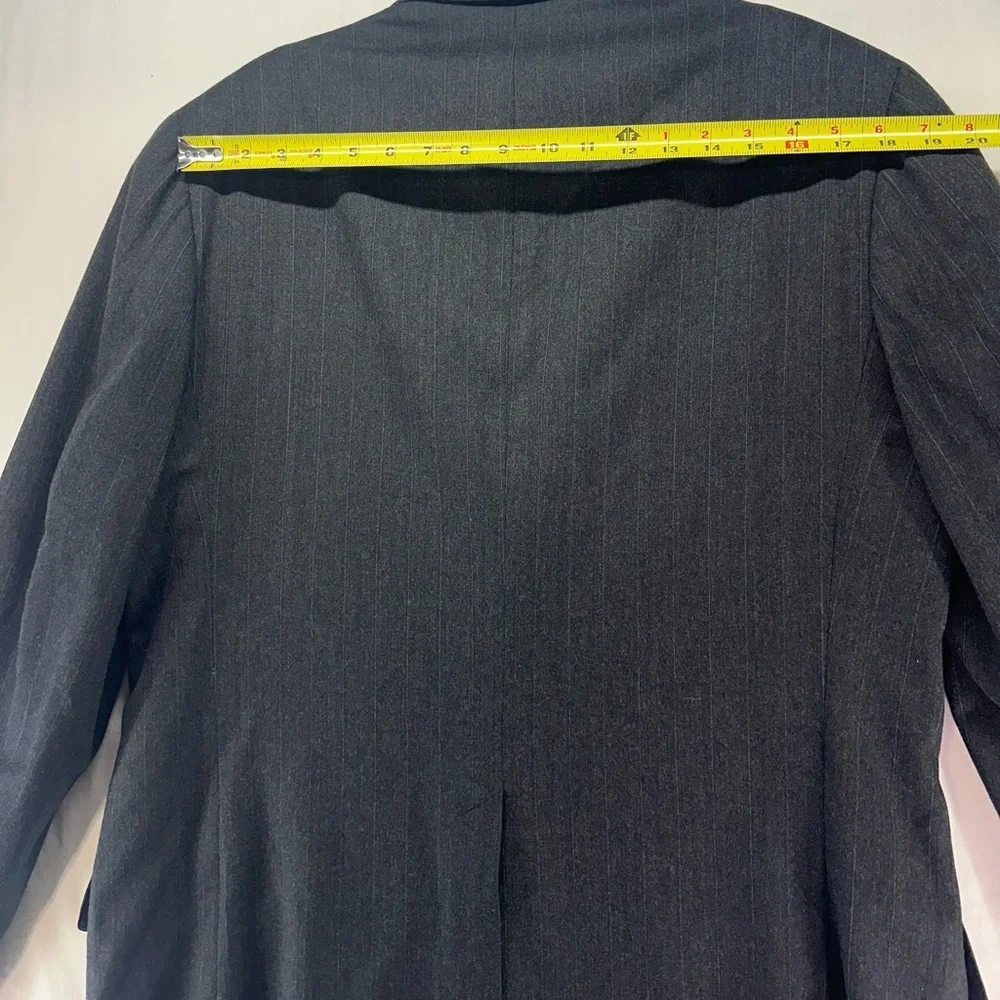 Brooks Brothers Golden Fleece Mens Blazer Suit Jacket Size 43XL‎ Pin Gray Stripe
